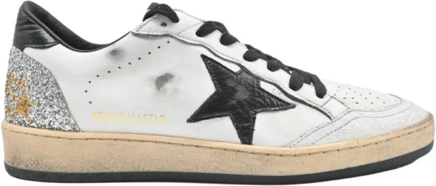 Golden Goose Wit Zwart Ster Sneakers White Dames