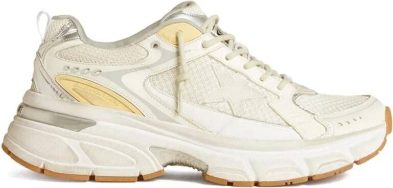 Golden Goose Wit Goud Lightstar Sneakers White Heren