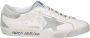 Golden Goose Wit Grijs Leren Sneakers Ronde Neus White Heren - Thumbnail 1