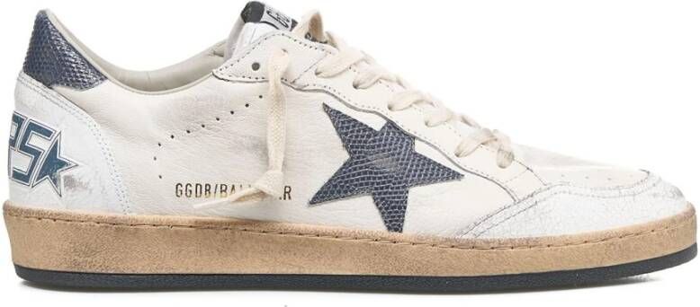 Golden Goose Kleurrijke Leren Sneakers Ball Star Stijl Multicolor Heren