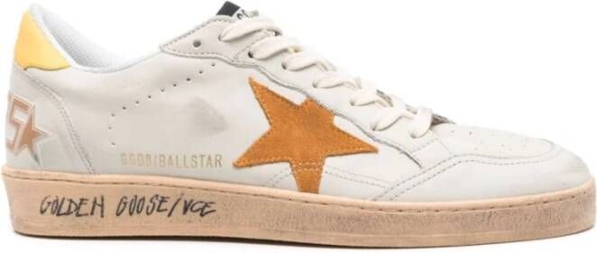 Golden Goose Witte Ball Star Sneakers White Heren