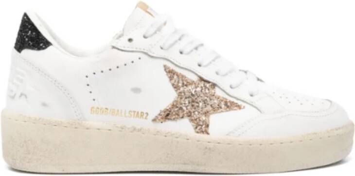 Golden Goose Witte Ballstar 2 Sneakers Italië White Dames