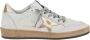 Golden Goose Zwarte Witte Hardloopschoenen met Nylon Bovenwerk en Suède Neus Zwart - Thumbnail 45