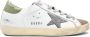 Golden Goose Witte Croco Print Sneakers met Kristalster White Dames - Thumbnail 1