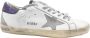 Golden Goose Witte en Paarse Superstar Sneakers White Heren - Thumbnail 1