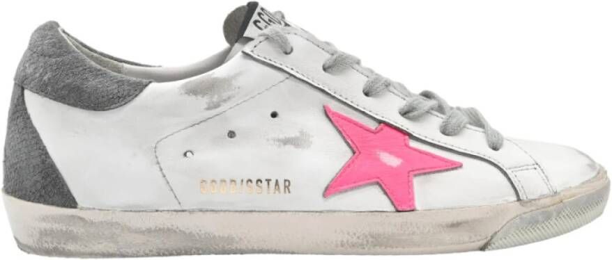 Golden Goose Witte Fuxia Star Sneakers White Dames