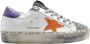 Golden Goose Witte Glitter Violet Oranje Sneakers White Dames - Thumbnail 1