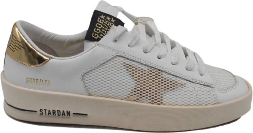 Golden Goose Witte Gouden Sneakers voor Mannen White Heren