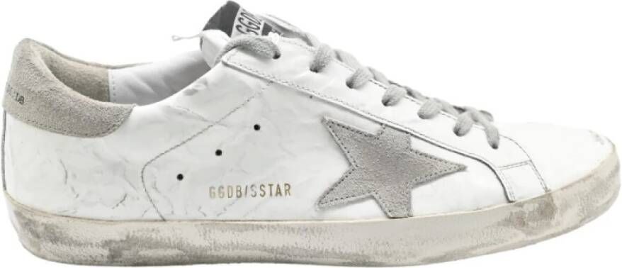 Golden Goose Witte Grijze Superstar Sneakers Vrouwen Multicolor Dames