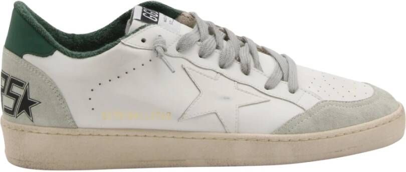 Golden Goose Sneakers van gebruikt-effect leer met contrasterende details White Heren