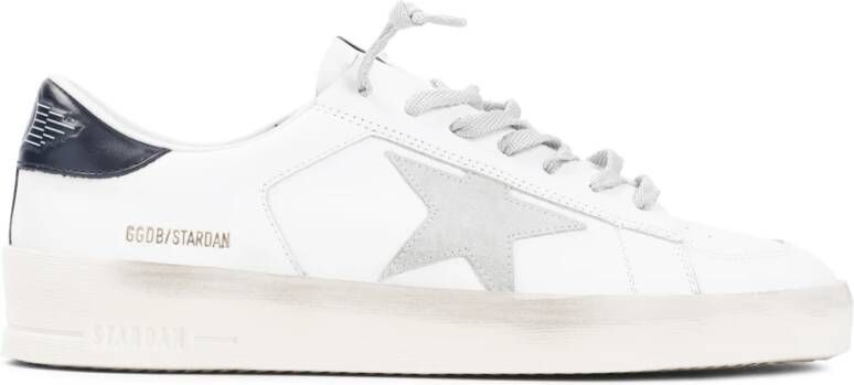 Golden Goose Witte Ice Blue Stardan Sneakers White Heren