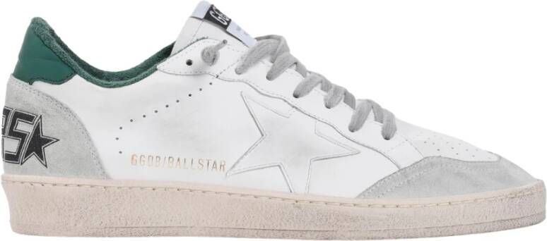 Golden Goose Sneakers van gebruikt-effect leer met contrasterende details White Heren