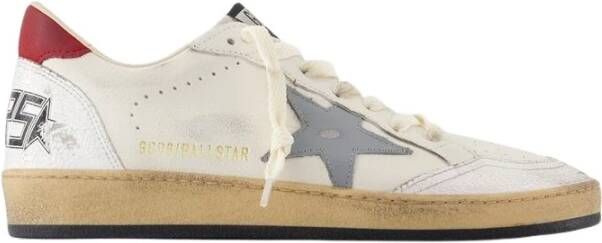 Golden Goose Iconische ster leren sneakers met suède Beige Heren