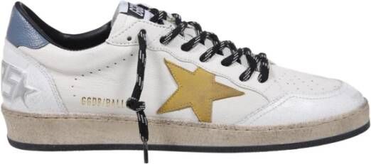 Golden Goose Witte Leren Ball Star Sneakers White Heren