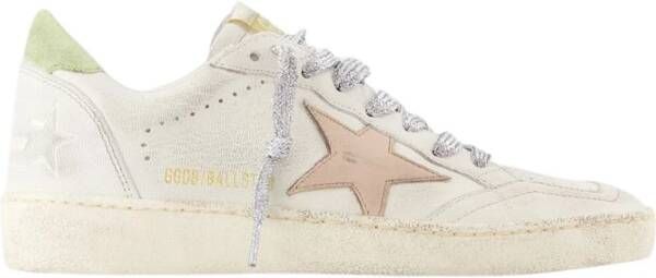 Golden Goose Witte Leren Ballstar Sneakers White Dames