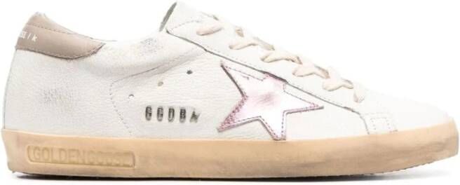 Golden Goose Stijlvolle Dames Sneakers van Katoenmix Wit Dames