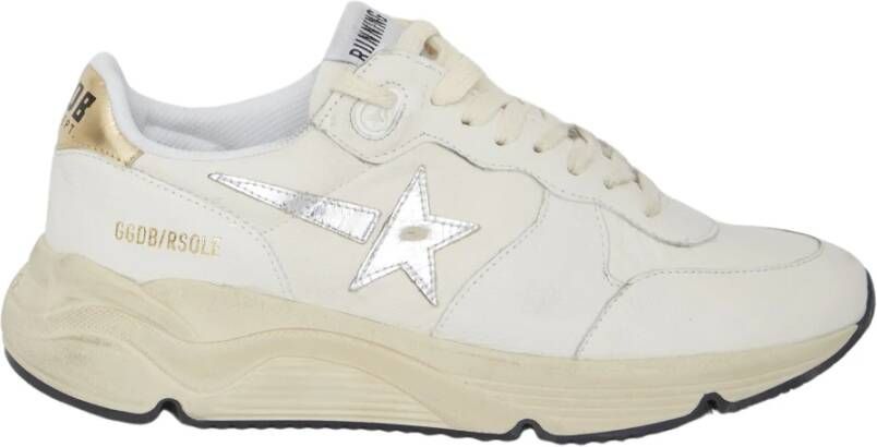 Golden Goose Witte Leren Hardloopschoenen White Dames