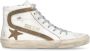 Golden Goose Witte Leren High-Top Sneakers White Dames - Thumbnail 1