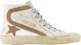 Golden Goose Witte Leren Slide Sneakers met Messing Details White Dames - Thumbnail 4