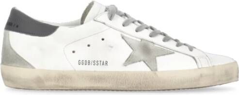 Golden Goose Witte Leren Sneakers met Contrasterende Details White Dames