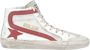 Golden Goose Witte Leren Sneakers met Iconische Ster Multicolor Dames - Thumbnail 1