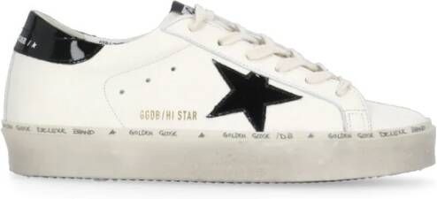 Golden Goose Witte Leren Sneakers met Iconische Ster White Dames