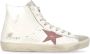 Golden Goose Witte Leren Sneakers met Sterdetail White Dames - Thumbnail 1