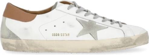 Golden Goose Witte Leren Sneakers met Sterdetail White Heren