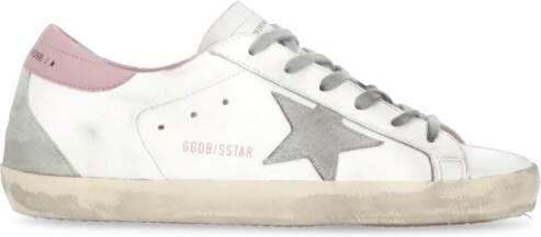 Golden Goose Witte Leren Sneakers met Sterlogo White Dames