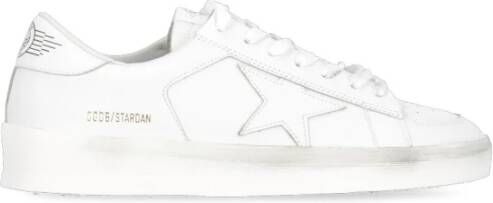 Golden Goose Witte Leren Sneakers met Sterlogo White Dames