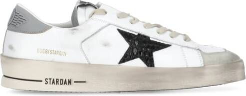 Golden Goose Witte Leren Sneakers met Sterlogo White Heren