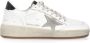 Golden Goose Witte Leren Sneakers met Vernietigend Effect White - Thumbnail 5