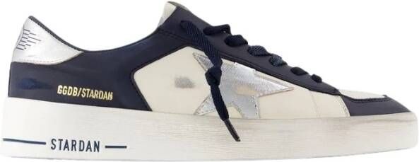 Golden Goose Sneakers Stardan Met Kraag En Veters Blue Heren