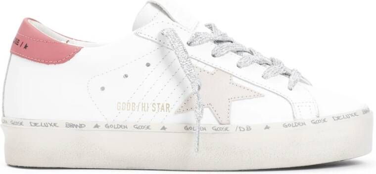 Golden Goose Witte Leren Sneakers met Hi Star Stijl White Dames