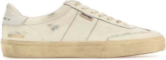 Golden Goose Witte Leren Sneakers voor Mannen White Heren