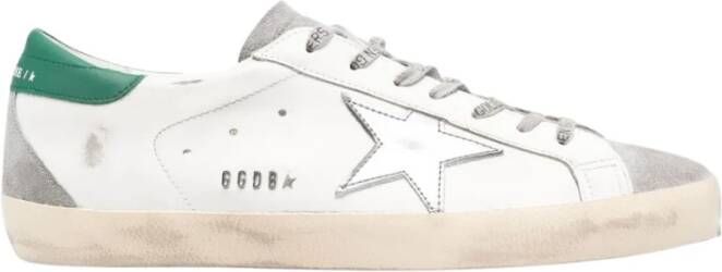 Golden Goose Witte Leren Sneakers voor Mannen White Heren