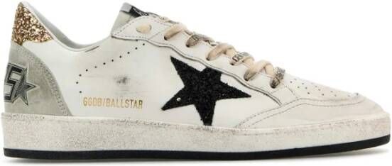 Golden Goose Glitter Star Leren Sneakers White Dames