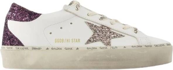 Golden Goose Witte Leren Ster Sneakers White Dames