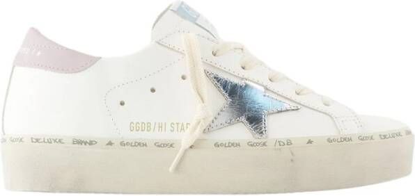 Golden Goose Witte Leren Ster Sneakers White Dames