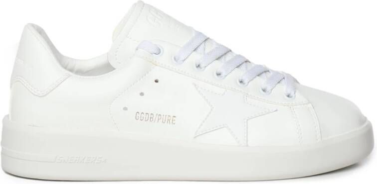 Golden Goose Witte Leren Ster Sneakers White Heren