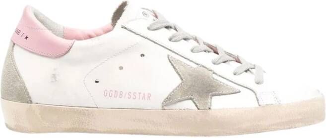 Golden Goose Sneakers met versleten effect en sterrenlogo Beige Dames