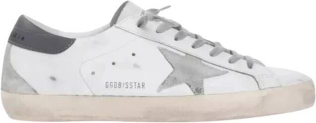 Golden Goose Witte leren Super Star sneakers White Heren