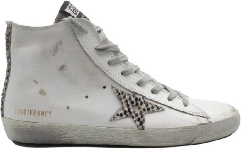 Golden Goose Witte Piton Sneakers voor Vrouwen Multicolor Dames