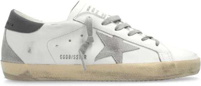 Golden Goose Witte Leren Sneakers met Contrasterende Details White Dames