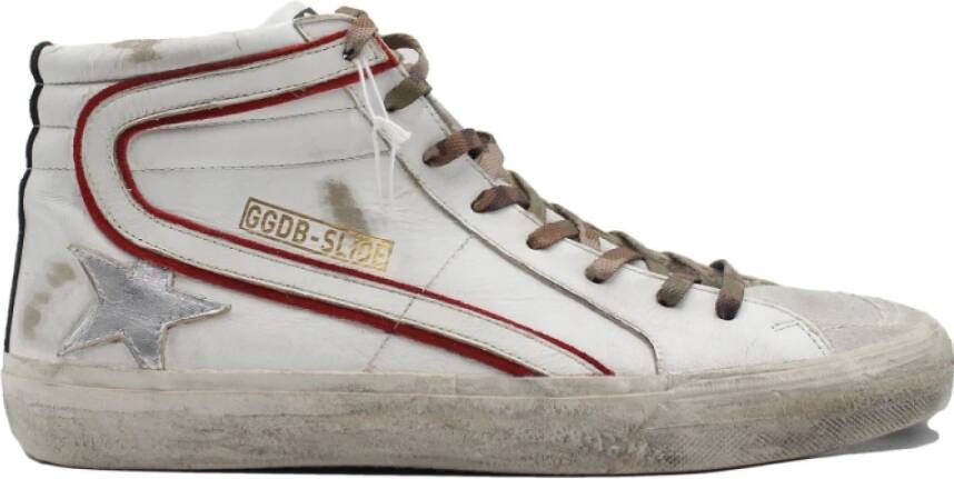 Golden Goose Witte Slide Sneakers White Heren