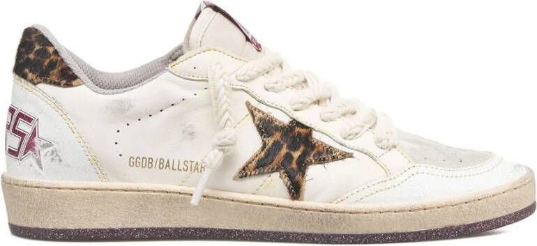 Golden Goose Witte Sneakers Aw24 Damesschoenen Beige Dames