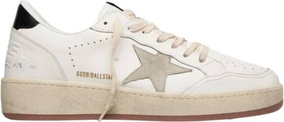 Golden Goose Witte Sneakers met Contrasterende Hiel White Heren