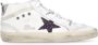 Golden Goose Witte Sneakers met Glitter Ster White Dames - Thumbnail 1