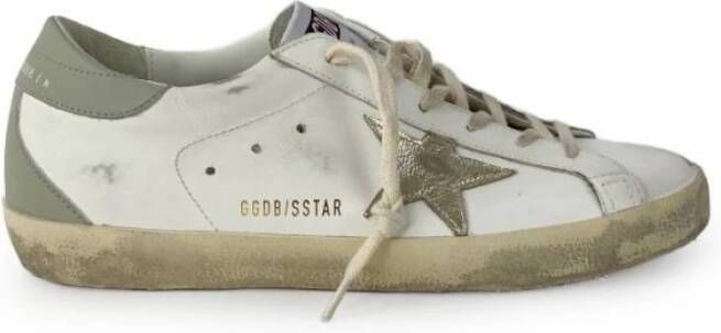 Golden Goose Witte Sneakers met Gouden Ster White Dames