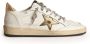 Golden Goose Witte sneakers met gouden sterrenhak White Dames - Thumbnail 1